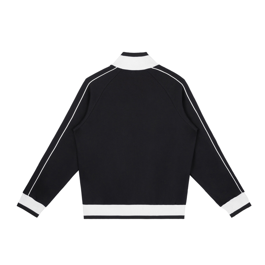 A.J Collective Colour Block Raglan Sleeve Zip Track Jacket (Double Zip)