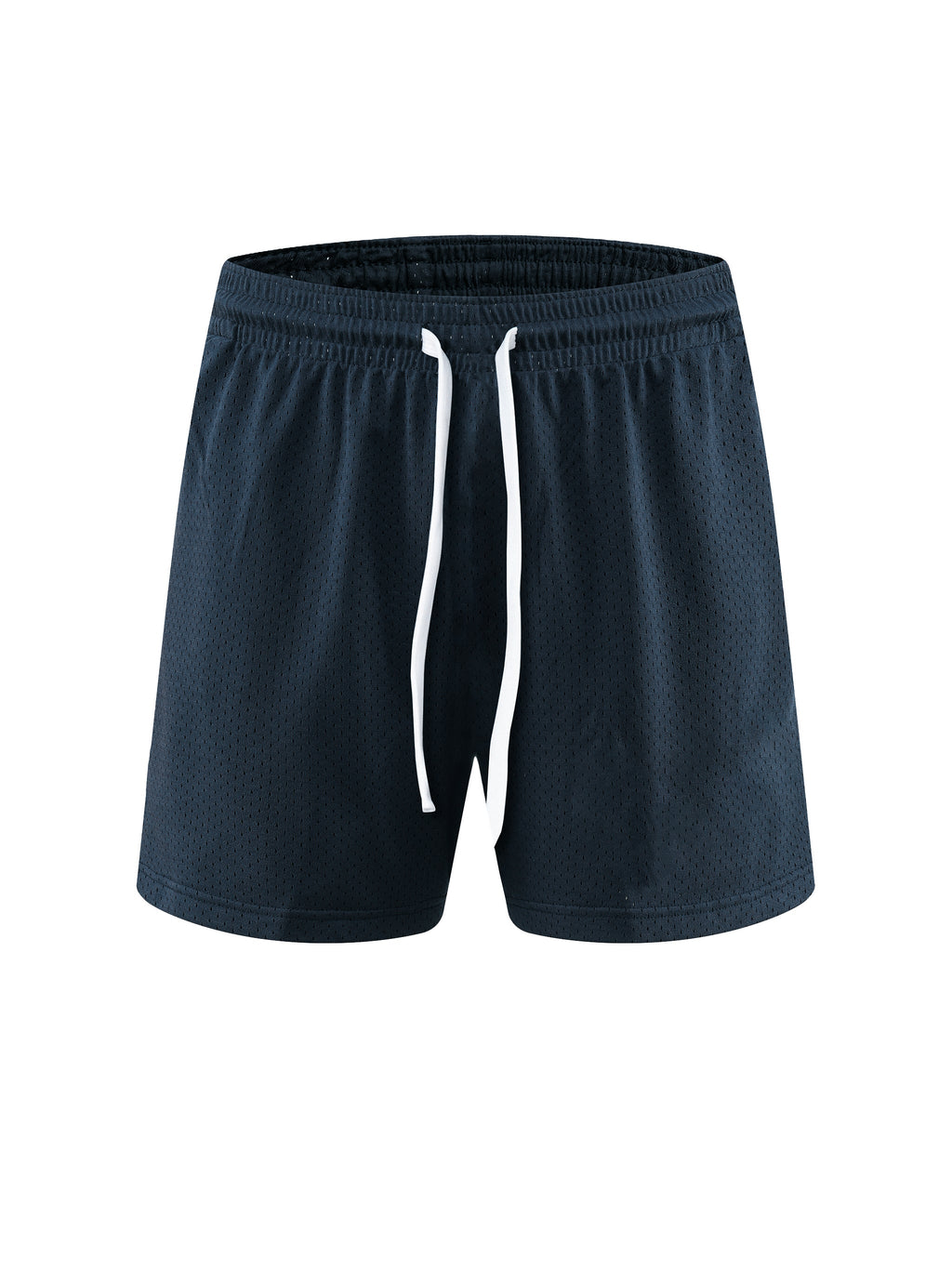 A.J Collective Mesh Drawstring Shorts (White Font)
