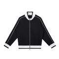 A.J Collective Colour Block Raglan Sleeve Zip Track Jacket (Double Zip)