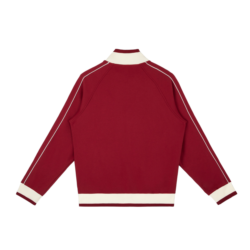 A.J Collective Colour Block Raglan Sleeve Zip Track Jacket (Double Zip)