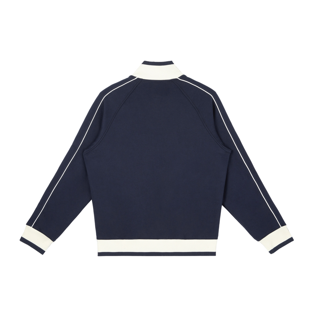 A.J Collective Colour Block Raglan Sleeve Zip Track Jacket (Double Zip)