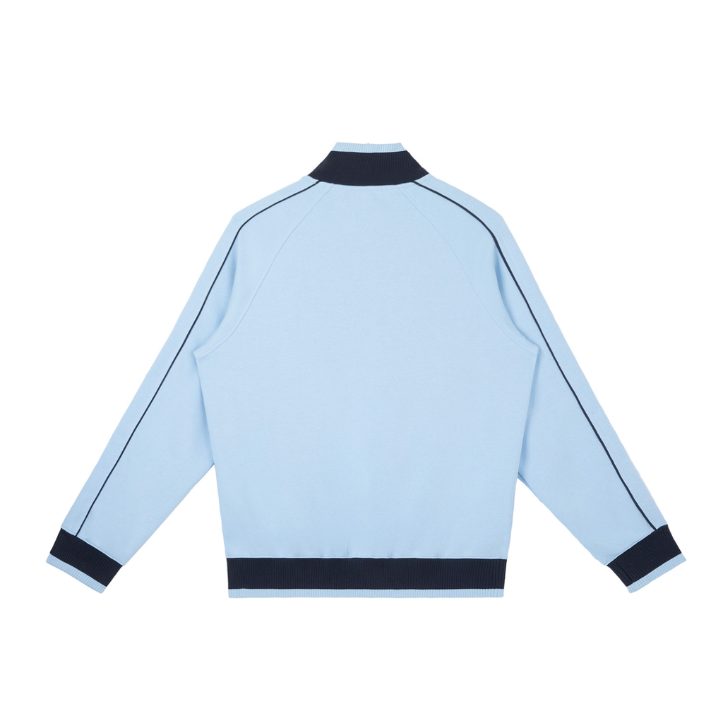 A.J Collective Colour Block Raglan Sleeve Zip Track Jacket (Double Zip)