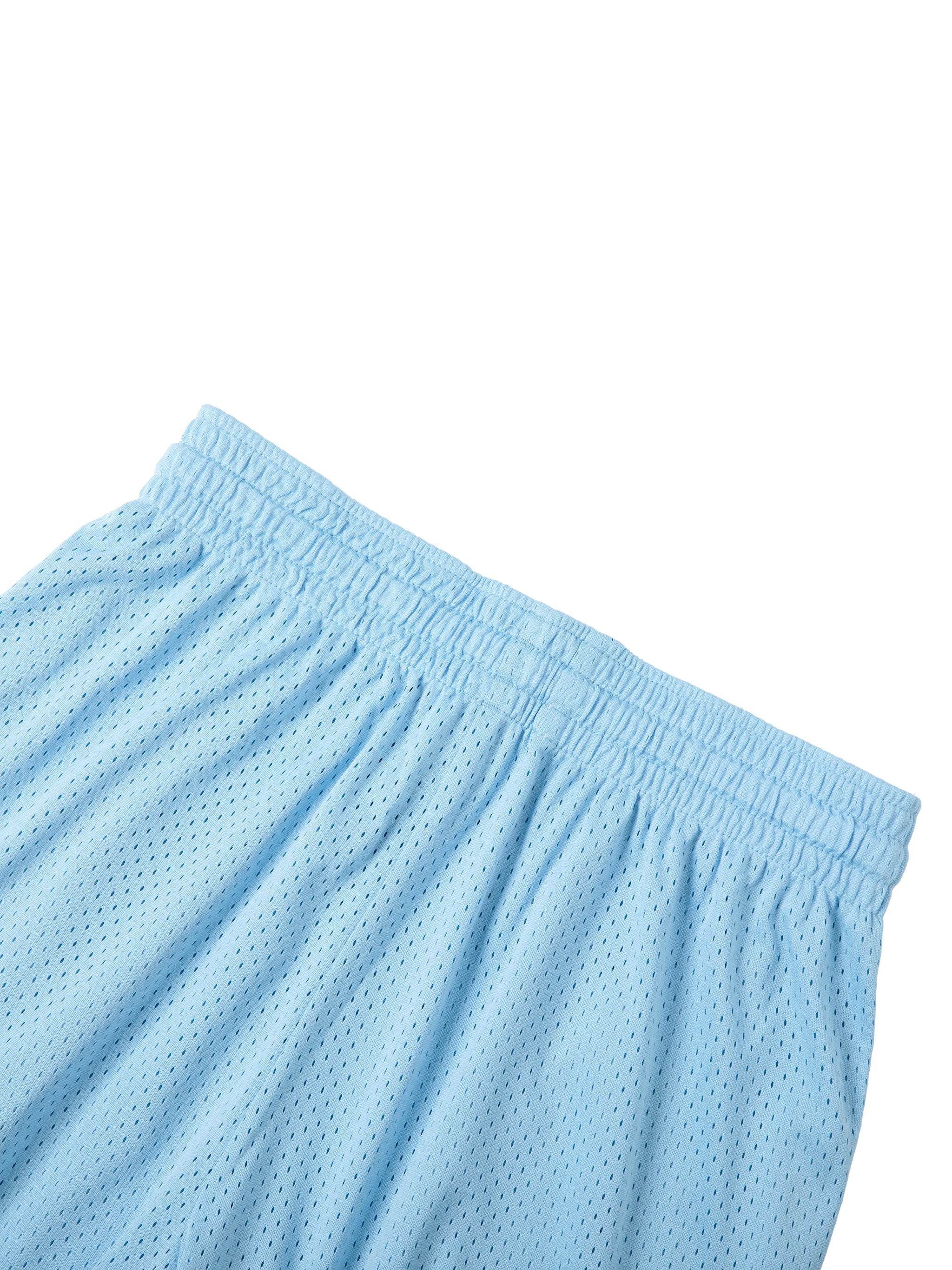 A.J Collective Mesh Drawstring Shorts (White Font)
