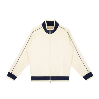 A.J Collective Colour Block Raglan Sleeve Zip Track Jacket (Double Zip)