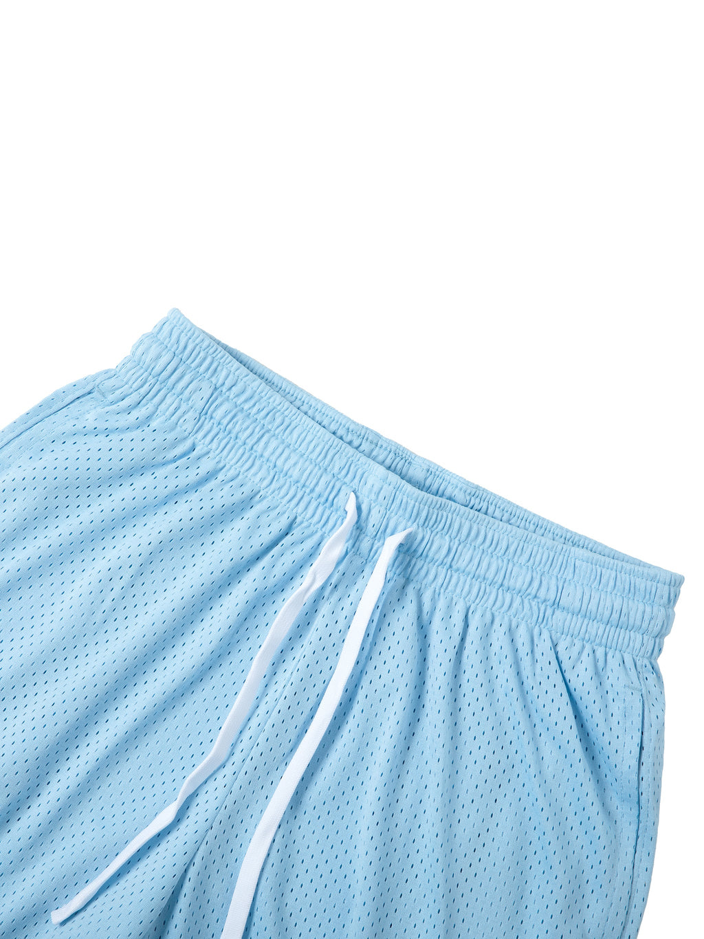 A.J Collective Mesh Drawstring Shorts (White Font)