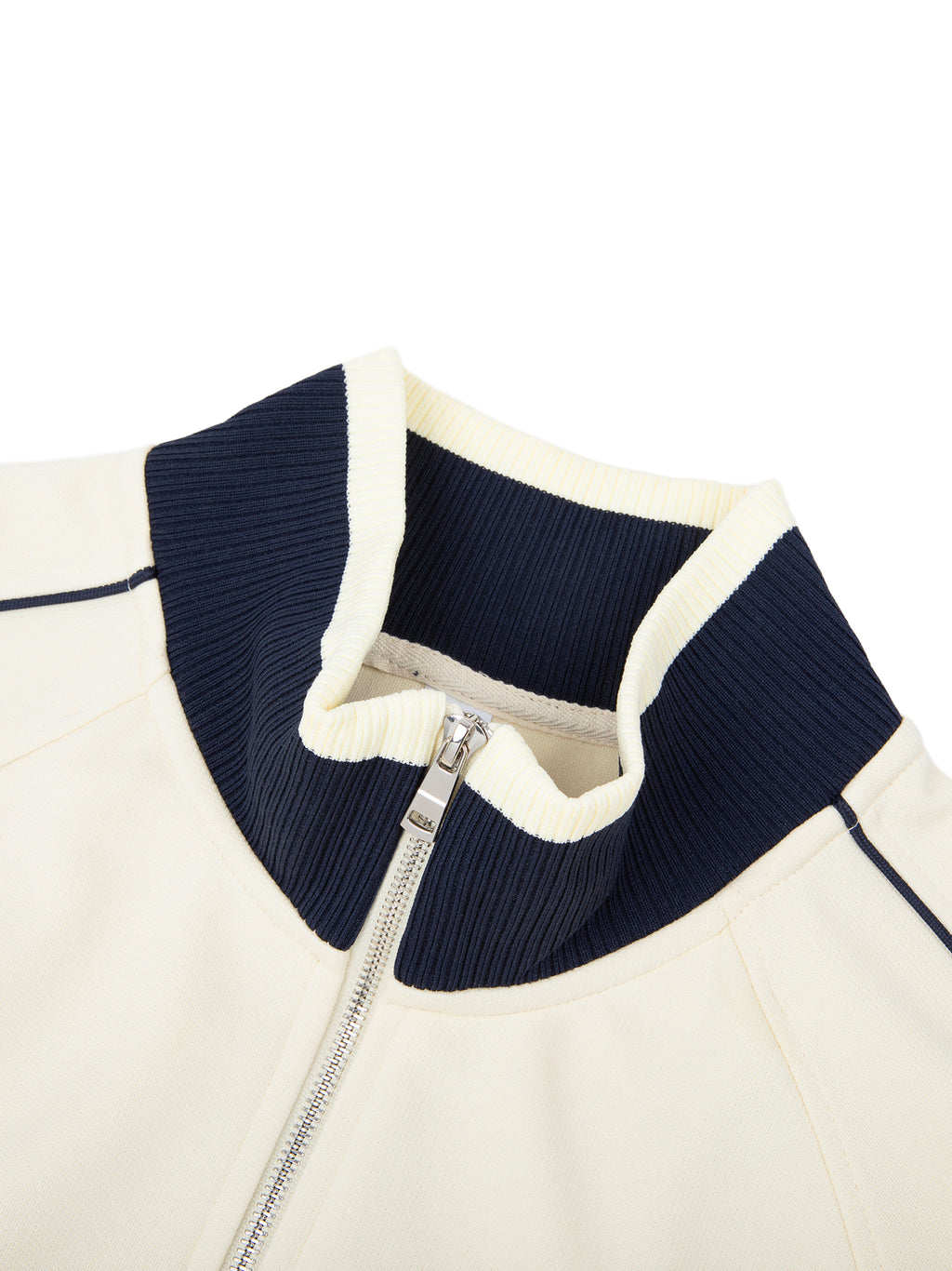 A.J Collective Colour Block Raglan Sleeve Zip Track Jacket (Double Zip)