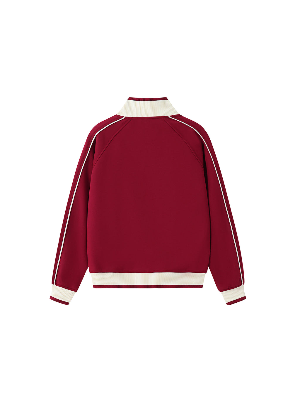 A.J Collective Colour Block Raglan Sleeve Zip Track Jacket (Double Zip)